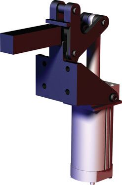 Pneumatic Hold-Down Toggle Clamp