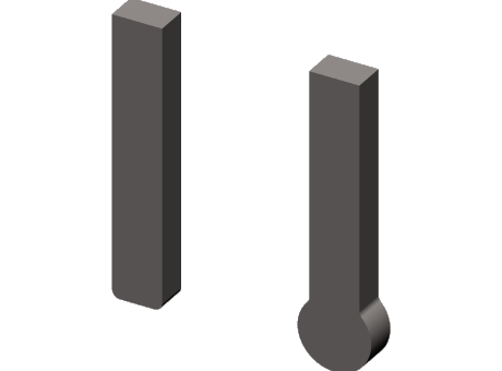 NAAMS ACA100 Power Clamp Arm Blanks