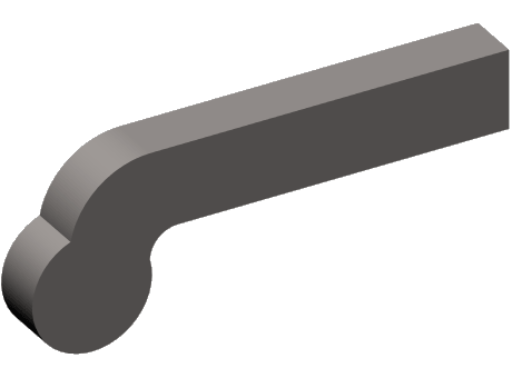 NAAMS ACA127 Power Clamp Arm Blank