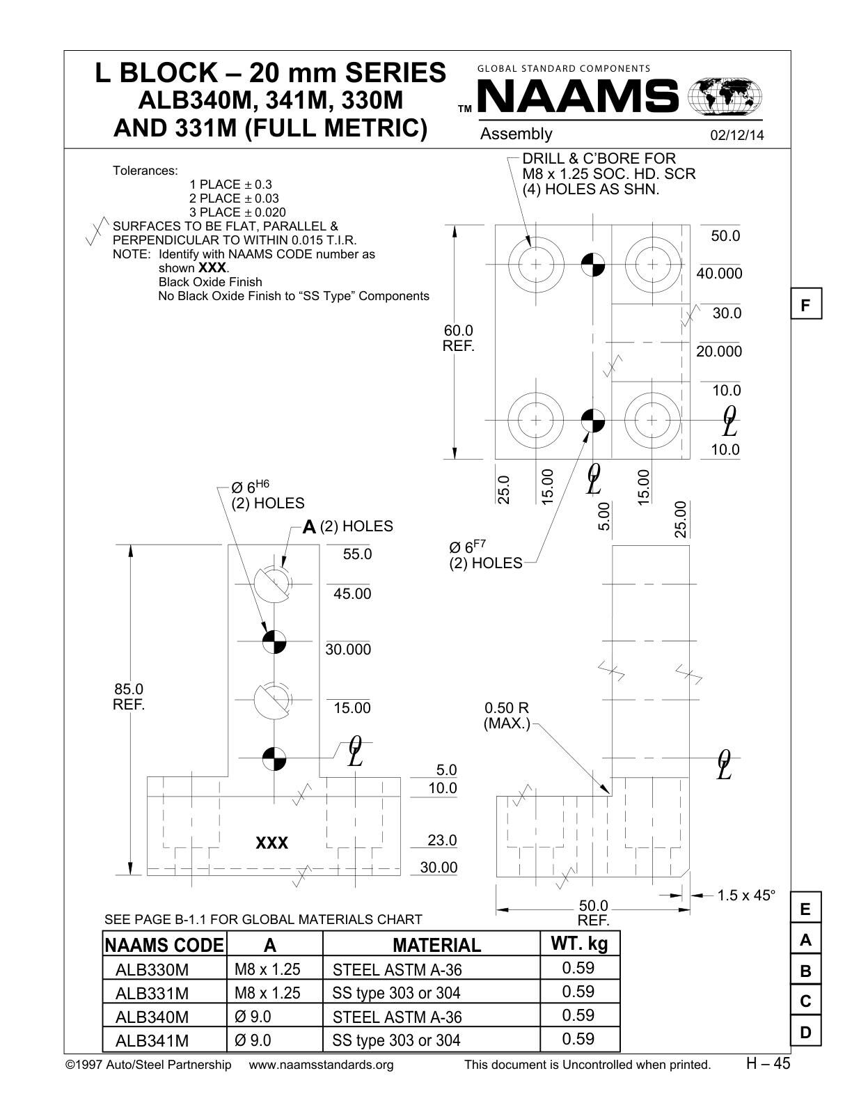 NAAMS ALB331M L-Block - Image 2