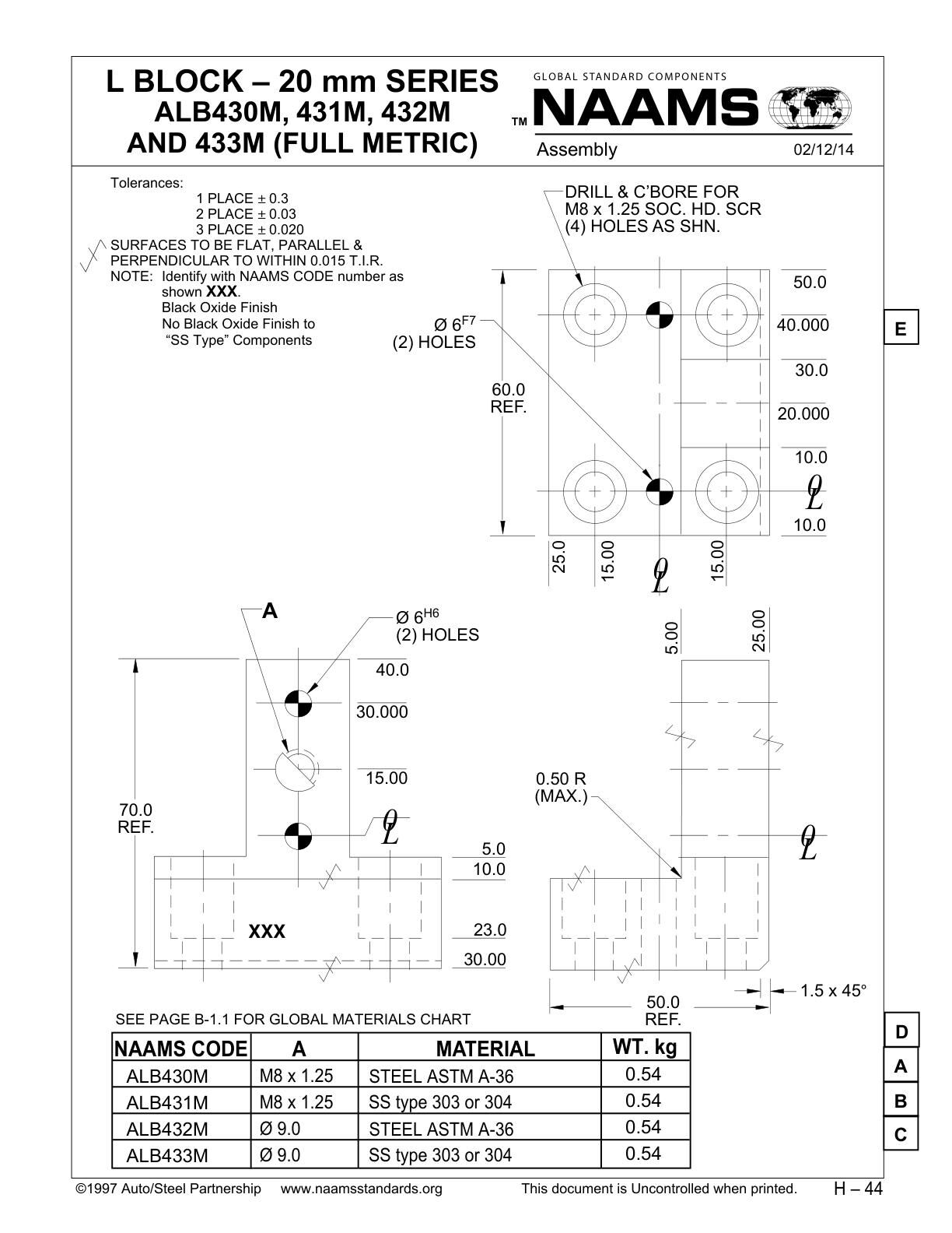 NAAMS ALB433M L-Block - Image 2