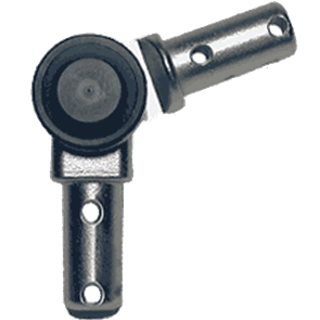 Adjustable Locking Hub - Stainless Steel, Two Round End (Inline Version for 220° Adjustment)