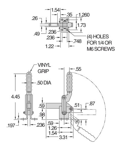 Toggle Clamp - 100 Series (750 lbs) - Image 2