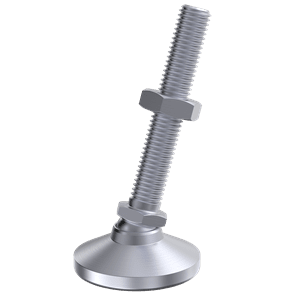 Stud Leveling Feet (Steel, Zinc Plated)