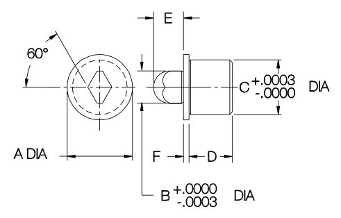 Bullet-Nose Diamond Pin - Image 2