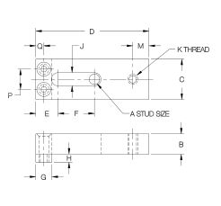 Tapped-Heel Padded Clamp Strap (Steel) - Image 2