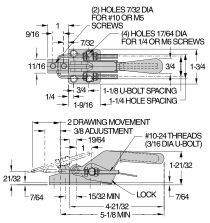 Toggle Clamp - CL-200-LPA Series with Safety Lock (700 lbs) - Image 2