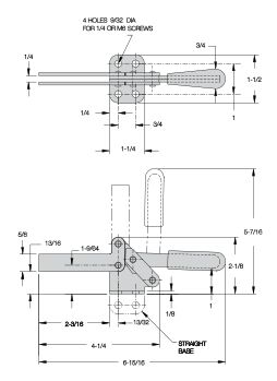 Toggle Clamp - CL-251-TC Series (625 lbs) - Image 2