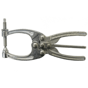 Swivel-Foot Spindle Heavy-Duty Toggle Plier - CL-254-PL Series (700 lbs) Jaw Width 1-3/4"