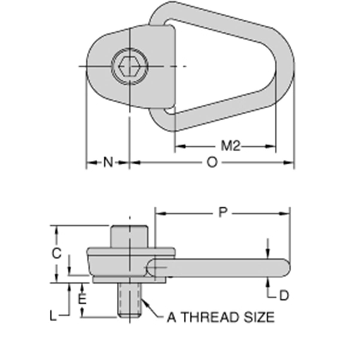 Heavy-Duty Side-Pull Hoist Ring (Triangular Ring) - Image 2