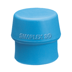 Simplex Hammer - Type A Inserts: Blue Thermoplastic (Soft)