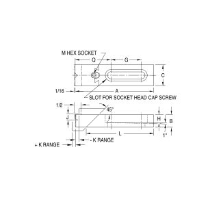 Serrated Adjustable Edge Clamp (Heavy) - Image 2