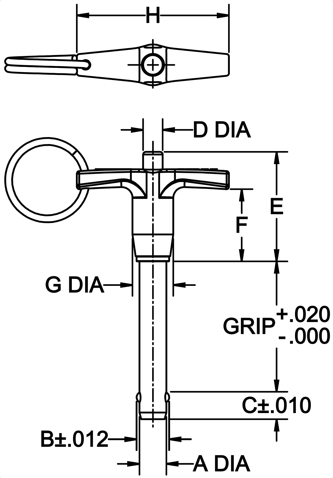 Ball Lock Pin (T Handle) - Image 2