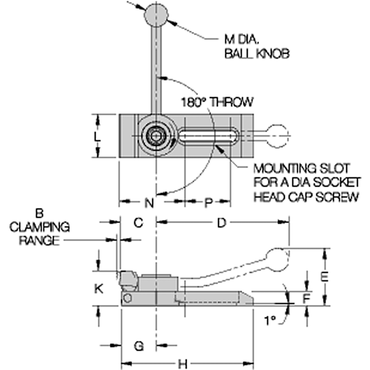Cam Edge Clamp (Slotted Base) - Image 2