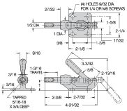 Push/Pull Toggle Clamp - CL-100-PC Series (500 lbs) - Image 2