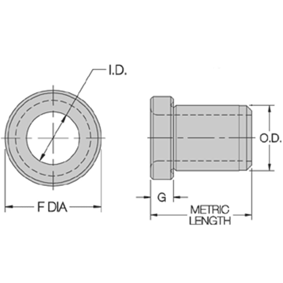 Head Press-Fit Bushing - Metric (HM) - Image 2